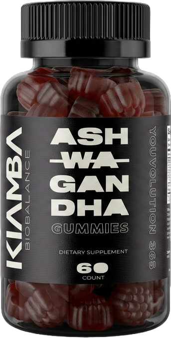 Kiamba Biobalance Ashwagandha Gummies bottle